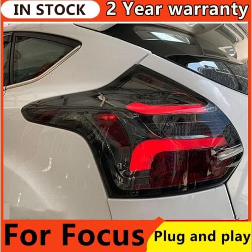 Tail Lamp For Car Ford Focus 2012-2014 Focus 3 Tail Lights Led Fog Lights DRL Daytime Running Lights Tuning Car Accessories