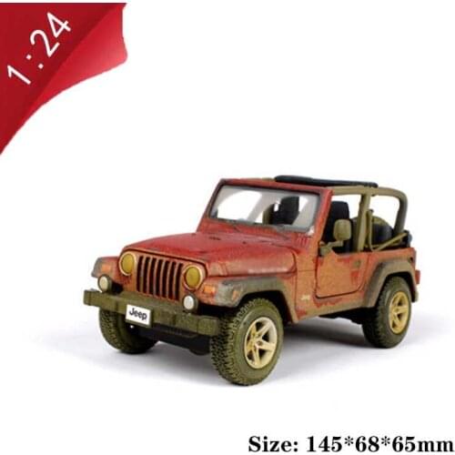 1:24 proportion alloy die-casting car retro version jeep off-road car model adult children boys toys gift collection display