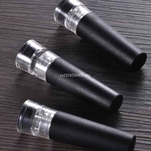 100pcs Red Wine Bottle Preserver Air Pump Stopper Vacuum Sealed Saver