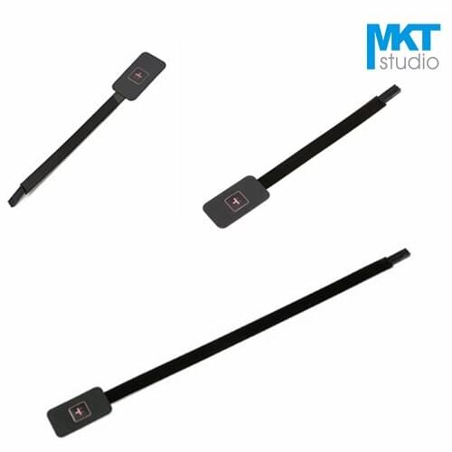 100Pcs Squared Black ON/OFF 1*1 Membrane PVC Matrix Keypad Panel Switch For MCU Interface| L=70mm, 100mm, 200mm, 350mm