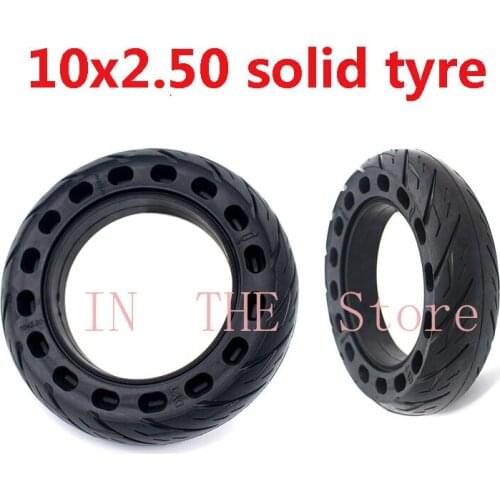 10x2.50 Solid Tyre 10 Inch Thickened, Stab Proof Wheel Tire for Electric Scooter Balance Car Accessories