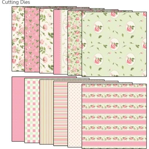 12Pcs/lot Pink Color Vellum Paper Scrapbooking Origami Art Background Decorative Paper Card Making DIY Handmade Craft
