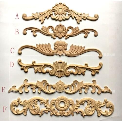 2pcs/lot, Wood carving decal furniture decoration European decoration cabinet angle flowers(A765)
