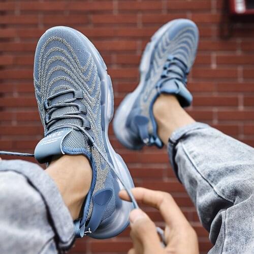 2021 Summer Sports Running Shoes Outdoor Mesh Non-slip Breathable Skateboard Shoes Large Size 39-46 Size Low Cut Casual Shoes