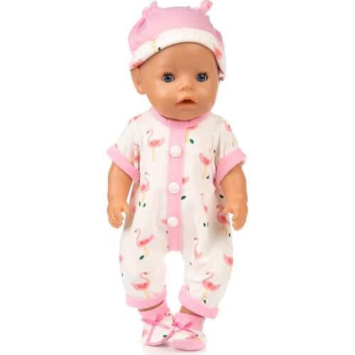 3pcs In 1, Hat+Suit+Shoes Fit For 43cm Baby Doll Reborn Doll 17inch Doll Clothes