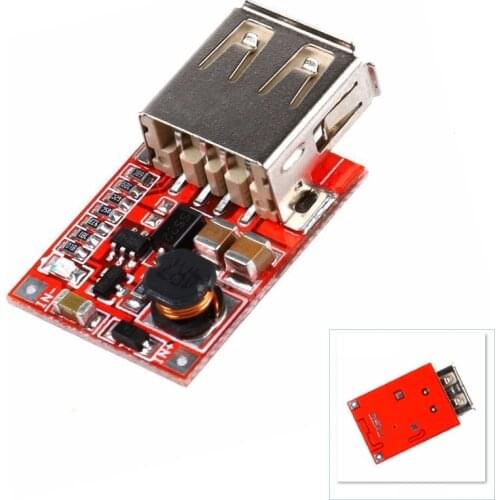 5PCS DC-DC Converter Output Step Up Boost Power Supply Module 3V to 5V 1A USB Charger For Phone MP3 MP4 96% Efficiency