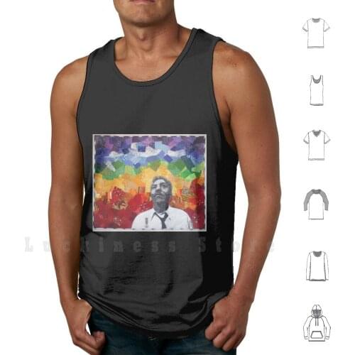Bayard Rustin Presidential Medal Of Tank Tops Vest 100% Cotton Bayard Rustin Rainbow Social Justice Presidential