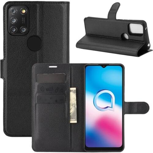 For Alcatel 3X 2020 Case Flip Cases For Alcatel 3X 2020 High Quality Leather Stand Cover With Card Holder For Alcatel 3X 2020