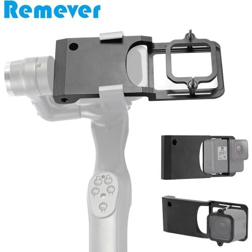 Aluminum Alloy Mounts Holder Clip for DJI OSMO ZHIYUN FEIYU Handheld Stabilizer Gimbal Adaptor for Gopro Hero 7 6 5 4Session
