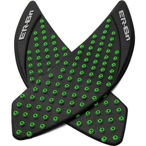 For ER-6N 06-15 Motorcycle Tank Pad Protector Sticker Decal Gas Knee Grip Tank Traction Pad Side 3M