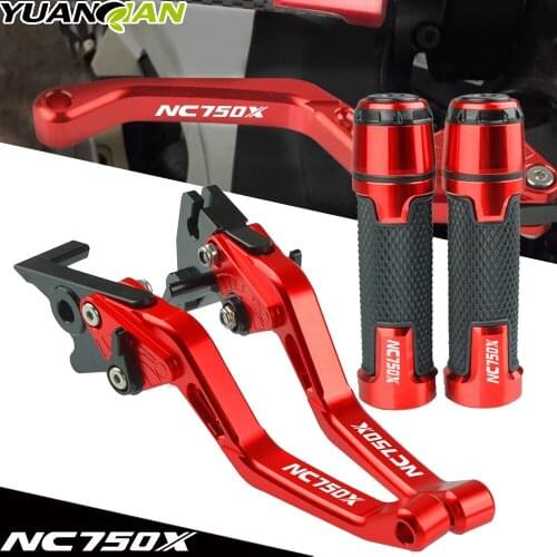 For Honda NC750X NC750 X 2016 2017 2018 2019 Motorcycle NC 750X CNC Adjustable Brake Clutch Levers Handlebar Handle Hand Grips
