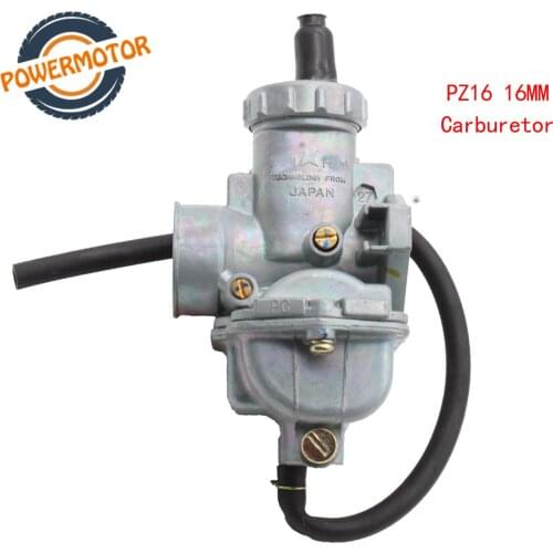 Hand Choke Carburedor PZ16 16mm Carb Carburetor For KEIHIN Honda Redcat 50cc 70cc 90cc ATV Quad Mini Bike Dirt Pit bike