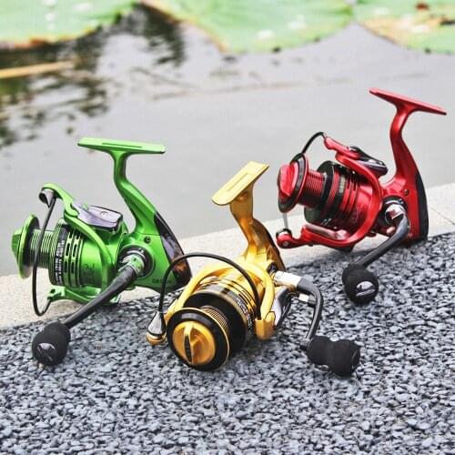 Sougayilang 14 BB Spinning Fishing Reel 1000-7000 Series Fishing Coil Wheel Saltwater Reel for Bass Pike Fishing Pole De Pesca