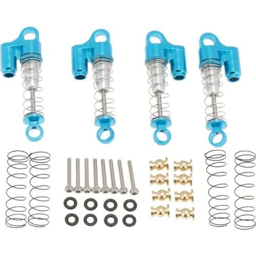 Aluminum Alloy Shock Absorbers Spring Shock Set for 1/24 Axial SCX24 90081 AXI00002 AXI00001 RC Car Accessories