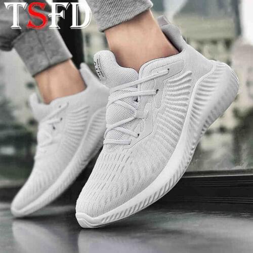 Low Mens Sneakers for Men Mesh Lace Up Large Sizes Round Toe Man Sneaker Shoe Breathable Mens Summer Sports Shoes Trainers 2q
