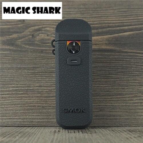 ZYLAN Matte Full Cover Case Silicone Rubber Bag Shell for Smok Nord 4 4th Black Luminous Blue