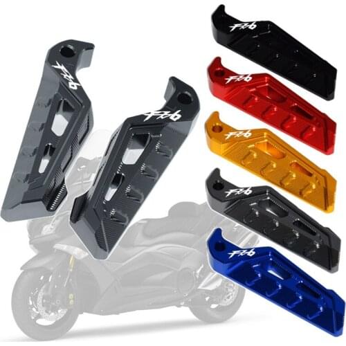 Motorcycle Accessories Rear Passenger Footrest Foot Rest Pegs Rear anti-slip pedals For YAMAHA FZ6 FZ6N FZ6R FZ6S S1 S2 FAZER