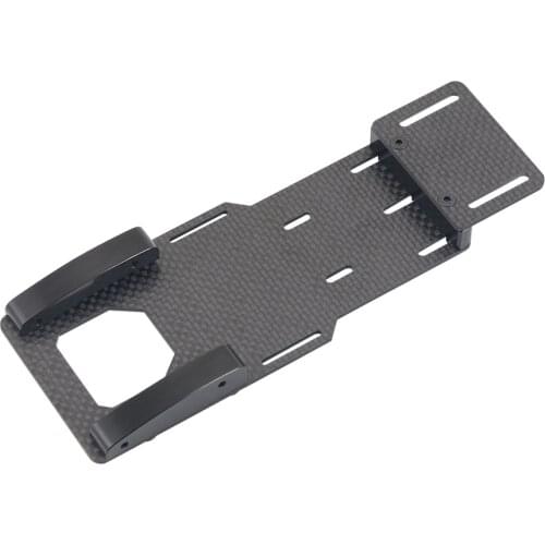 Lower Gravity Metal Battery Mounting Plate Tray for 1/10 RC Crawler Car Axial SCX10 II 90046 90047 Upgraded Parts
