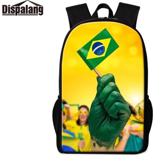 Newest Brazil Style 16 inch Size Coolest Schoolbag for Students Satchel Lady Rucksack Design Awesome Bagpack for Boys