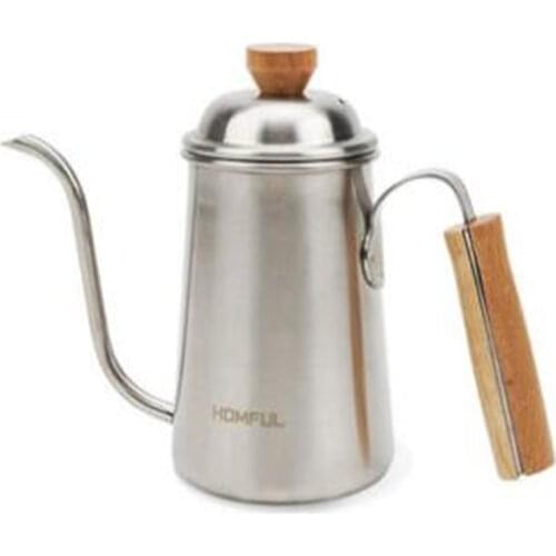 Newest Outdoor Household 304 Stainless Steel Coffee Pot Boiling Water Brewing Tea Shochu Pot Kitchen Storage Container