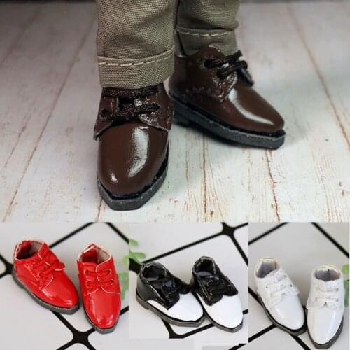 Ob11 shoes 1/12 BJD us piglet GSC clay head handwork can wear leather doll shoes multi-color
