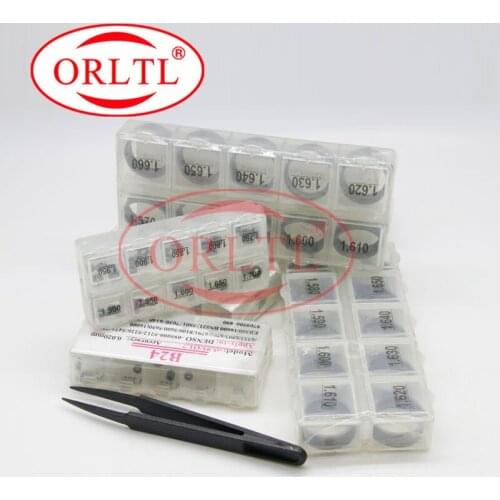 ORLTL 400 Pcs ORLTL Common Rail Injector Adjustment Shims Gasket Repair Kits B21 B23 B24 B27 Sizes 1.12-1.77mm