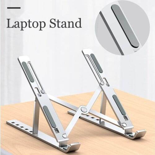Adjustable Laptop Stand 7 Holes for MacBook Under Notebook Foldable Stand ABS Lightweight Bracket Laptop Holder for Tablet 2021