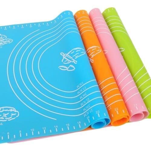 Silicone Baking Mat Cake Board Sheet Rolling Dough Macaroo Pizza Dough Non-Stick Baking Mat Maker Pastry Bakery Accessories