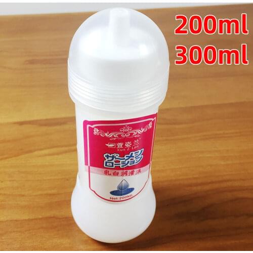 Silk Touch Japan AV 300ml Sperm Lubricant Water Based Body Massage Oil for Anal Sex Vaginal Gay Sex Masturbation Adult Product