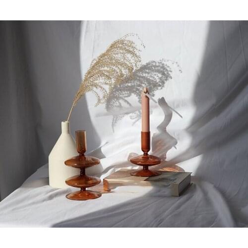 Glass Cylinder Vase Floating Candle Holder Flower vase Decorative Centerpiece for Home Business Events or Weddings