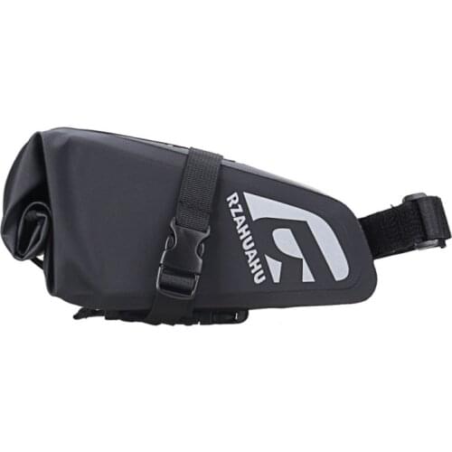 Bicycle Mountain Bike Saddle Bag Large Capacity Waterproof Back Bag Folding Back Bag Bicycle Waterproof Saddle Bag
