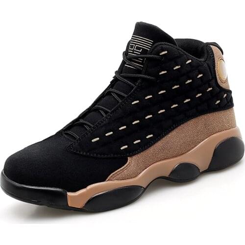 2020 High Top Basketball Shoes for Women Men Cushioning Lace Up Suede Sneakers Sports Boots Basket Ball Shoes Homme Tenis Femme