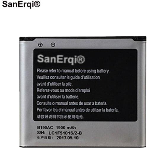 SanErqi B190AC Battery For Samsung Galaxy W2014 G9098 G9092 G9082 1900mah Battery