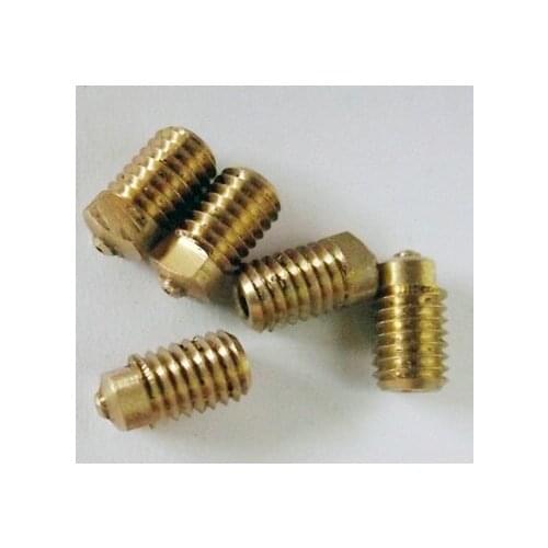 3D printer accessory Reprap extruder external thread nozzle 0.5mm orifice 9.5mm*4.5mm international copper top quality