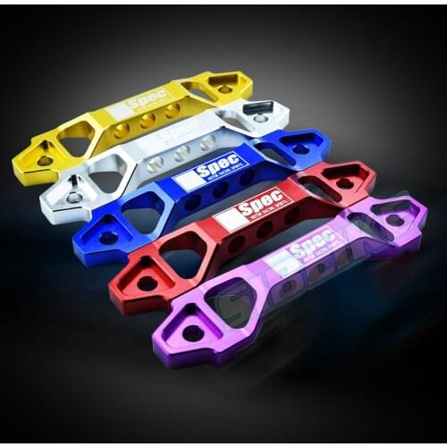 Aluminum Auto Battery Tie Down Fasten Bracket Holder Brace Bar Accessories Part