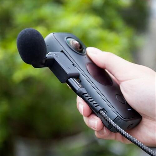 Camera Audio Adapter Mic Adapter for Insta360 ONE X2 Camera Accessories