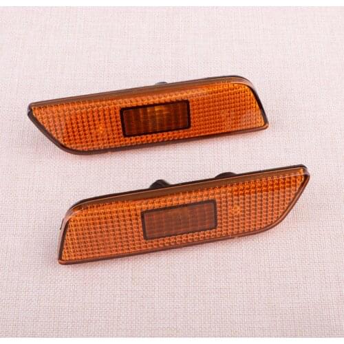 Car 30744360 30744361 1 Pair Front Side Marker Lamp Light Yellow Lens NO BULB fit for Volvo S80 2002 2003 2004 2005 2006