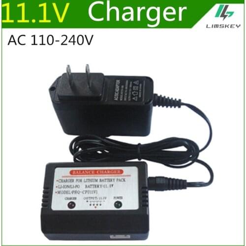 11.1V Balance Charger For 3S Lipo battery For Cheerson CX20 FT012 RC Toys 11.1V balance Charger Plug Input AC 110-240V