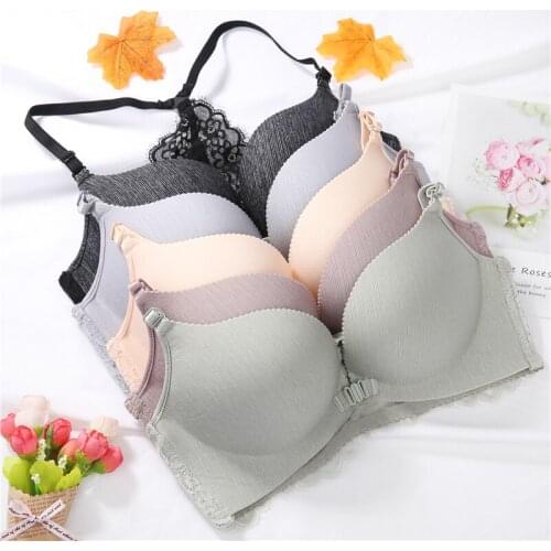 Front Closure Sexy Bras for Women Push Up Lingerie Female Underwear Intimates Seamless Bra Bralette Wire Free Brassiere