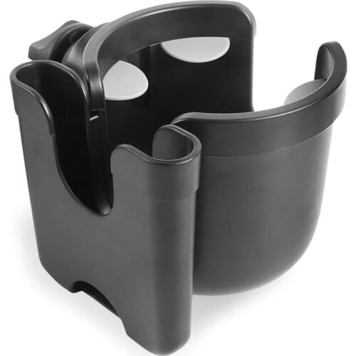 Baby Stroller Cup Holder 2 In 1 Bottle Rack Bike Wheelchair Universal Cup Holder