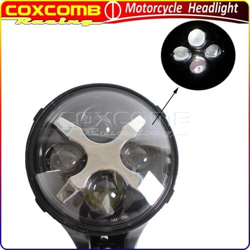 Black 60W Round LED Fog Spot Light Cars Lamps Motorcycle Headlamp Spotlight For Jeep Wrangler Toyota Hummer SUV ATV