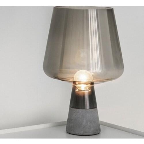 Europe nordic led glass ball led glass bed lamp study lamp bedside lamp