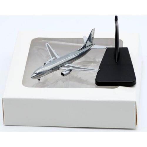 1:400 Alloy Collectible Plane Gift JC Wings BK2012 Blank Polish Boeing B737-300 Diecast Aircraft Jet Model With Stand