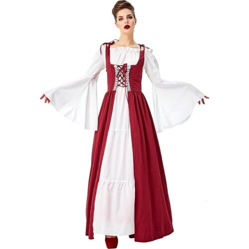 Halloween Court Medieval Europe Retro Victorian Drama Maid Cosplay Stage Costume Anime Cosplay