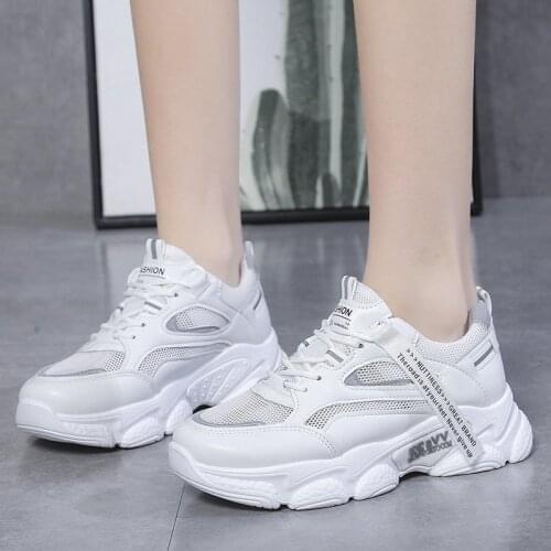 New Women Vulcanized Shoes 2021 Casual Breathable Sneakers Cozy Loafers Buty Damskie Non-slip Tenis Feminino Women Zapatillas