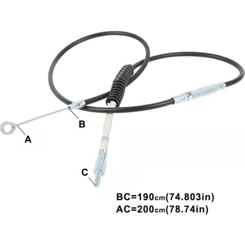 Motorcycle NEW 74.75" Clutch Cable For Harley Electra Road Glide Street Road King 2008-2013 2009 2010 2011 2012