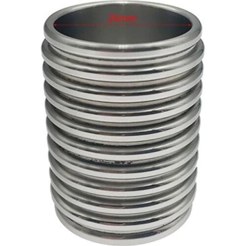 Stainless Steel Male Cock Bondage Restraint Threaded Penile Sleeve Penile Exercise Ring Adult Game Sex Toy for Men Gay