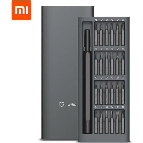 Original Xiaomi Wiha 24 in 1 Precision Screwdriver Set Magnetic Storage High Grade Steel Smart Home Scredriver Xiaomi Mijia Wiha
