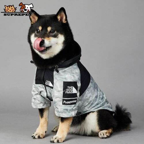 SUPREPET Luxury Dog Clothes for Small Dogs Autumn Windproof French Bulldog Jacket Designer Puppy Coat Waterproof Pet Costumes