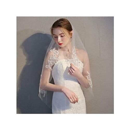 Wedding Jewelry Long Hair Veil Bride Engagement Accessories For Women 100% Handmade Party Romantic White Elastic Network